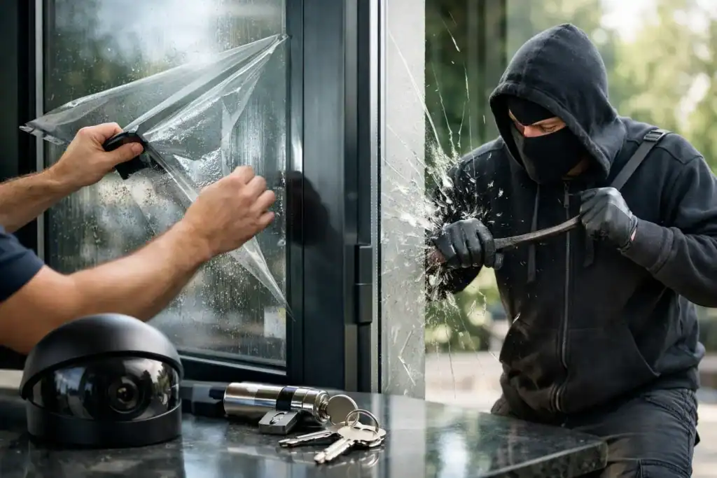 Can Security Film Stop Break Ins at Your Property?